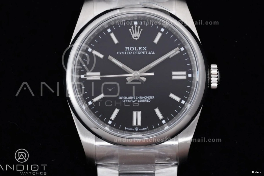 Best KRF Dial 1:1 Oyster 904L Perpetual 36mm VR3230 Steel 126000 Edition Black 0322